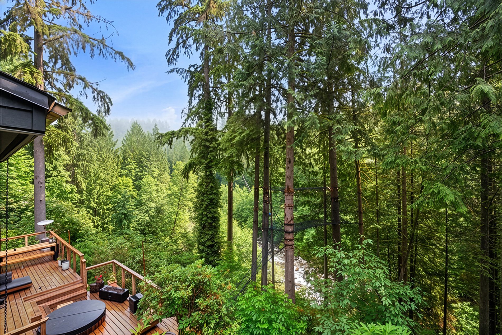 Backyard and outdoor decks
